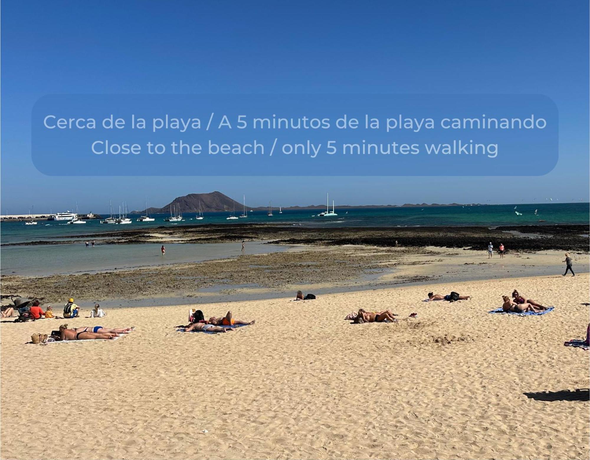 Appartement Fresh Lemonade Con Piscina, Ac, Doble Terraza, Cocina Completa Y Parking à Corralejo Extérieur photo